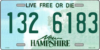 NH license plate 1326183