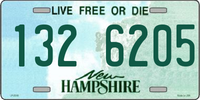 NH license plate 1326205