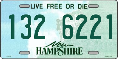 NH license plate 1326221