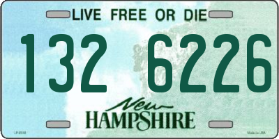 NH license plate 1326226