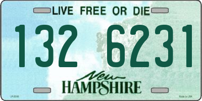 NH license plate 1326231