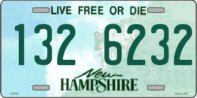 NH license plate 1326232