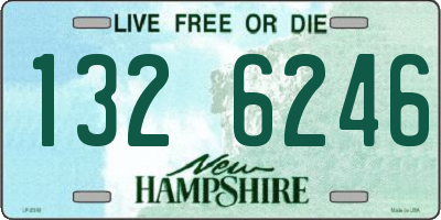 NH license plate 1326246