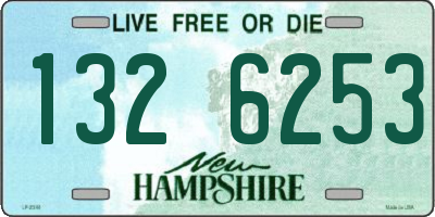NH license plate 1326253