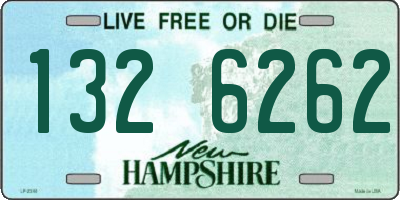 NH license plate 1326262