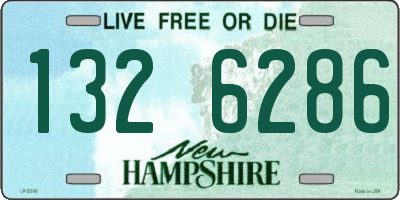 NH license plate 1326286