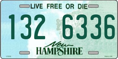 NH license plate 1326336