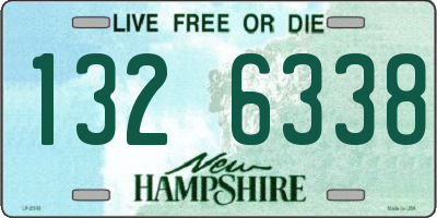 NH license plate 1326338
