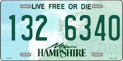 NH license plate 1326340