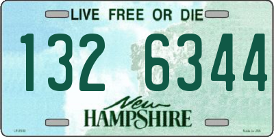 NH license plate 1326344
