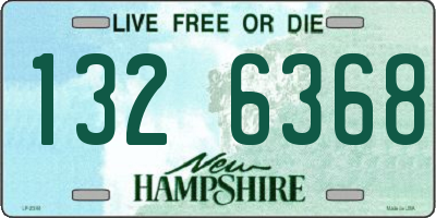 NH license plate 1326368