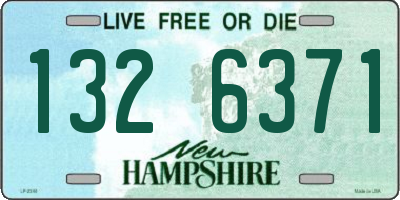 NH license plate 1326371