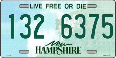NH license plate 1326375