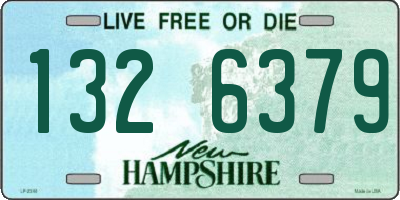 NH license plate 1326379