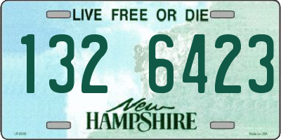 NH license plate 1326423