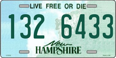 NH license plate 1326433