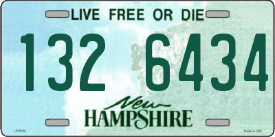 NH license plate 1326434