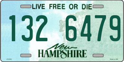 NH license plate 1326479