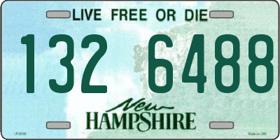 NH license plate 1326488