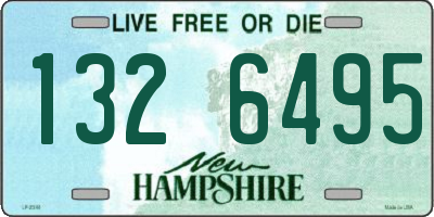 NH license plate 1326495