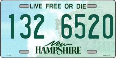 NH license plate 1326520