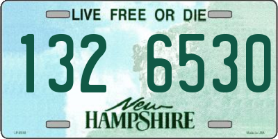NH license plate 1326530
