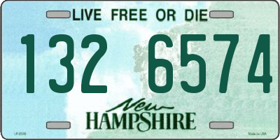 NH license plate 1326574