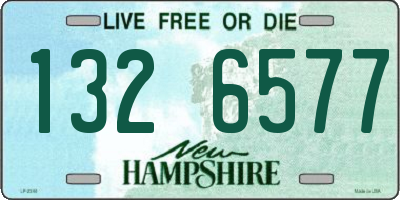 NH license plate 1326577