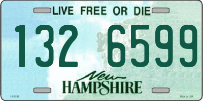 NH license plate 1326599