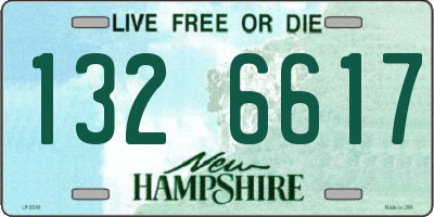 NH license plate 1326617