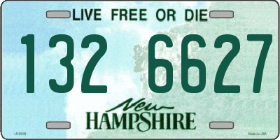 NH license plate 1326627
