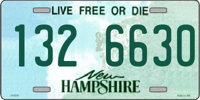 NH license plate 1326630