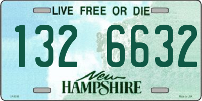 NH license plate 1326632