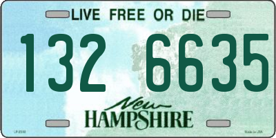 NH license plate 1326635