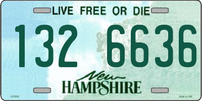 NH license plate 1326636