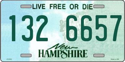 NH license plate 1326657