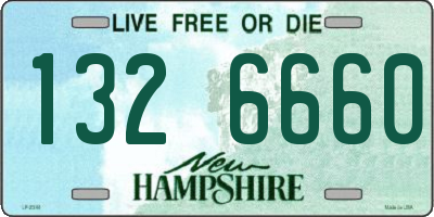 NH license plate 1326660