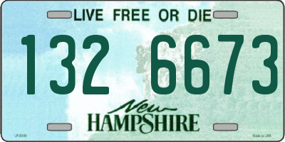 NH license plate 1326673