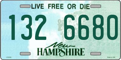 NH license plate 1326680