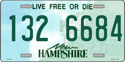 NH license plate 1326684