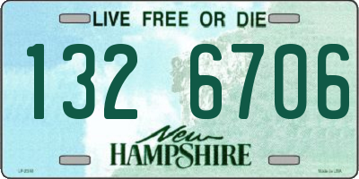 NH license plate 1326706