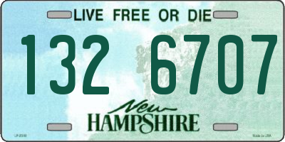 NH license plate 1326707