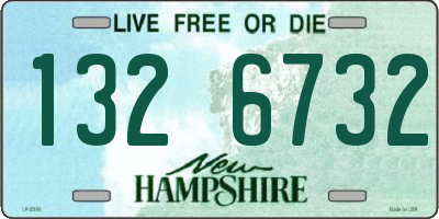 NH license plate 1326732