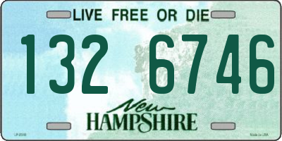 NH license plate 1326746