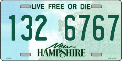 NH license plate 1326767