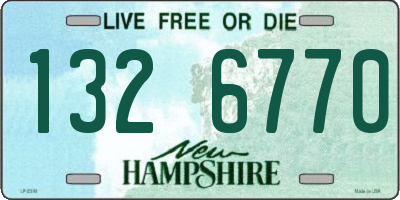 NH license plate 1326770
