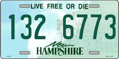 NH license plate 1326773