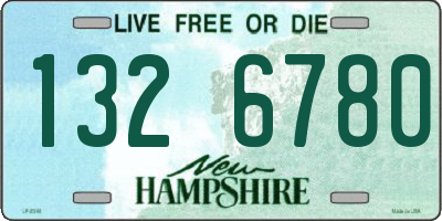 NH license plate 1326780