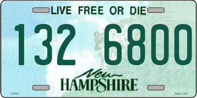 NH license plate 1326800
