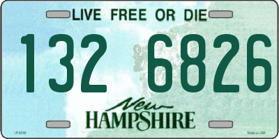 NH license plate 1326826